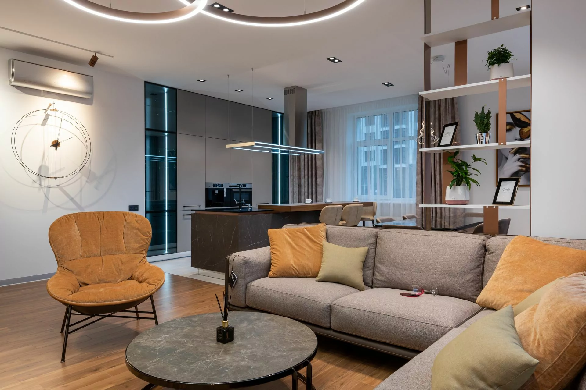 Premium wooden furniture showroom interior in Sydney