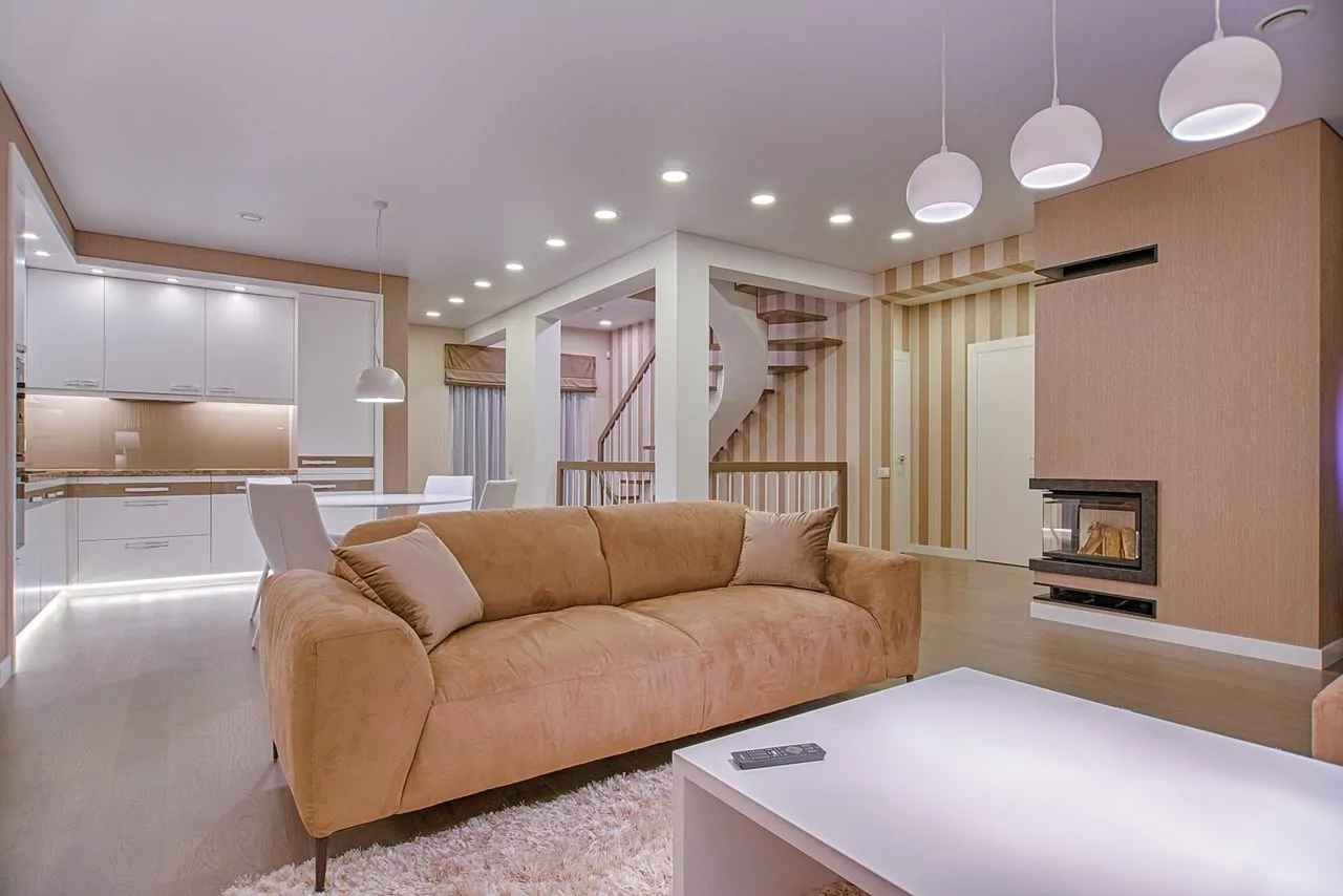 Storage furniture with natural wood grain